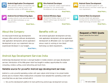 Tablet Screenshot of androidappdevelopmentservices.com